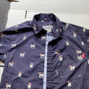 Pug collared shirt